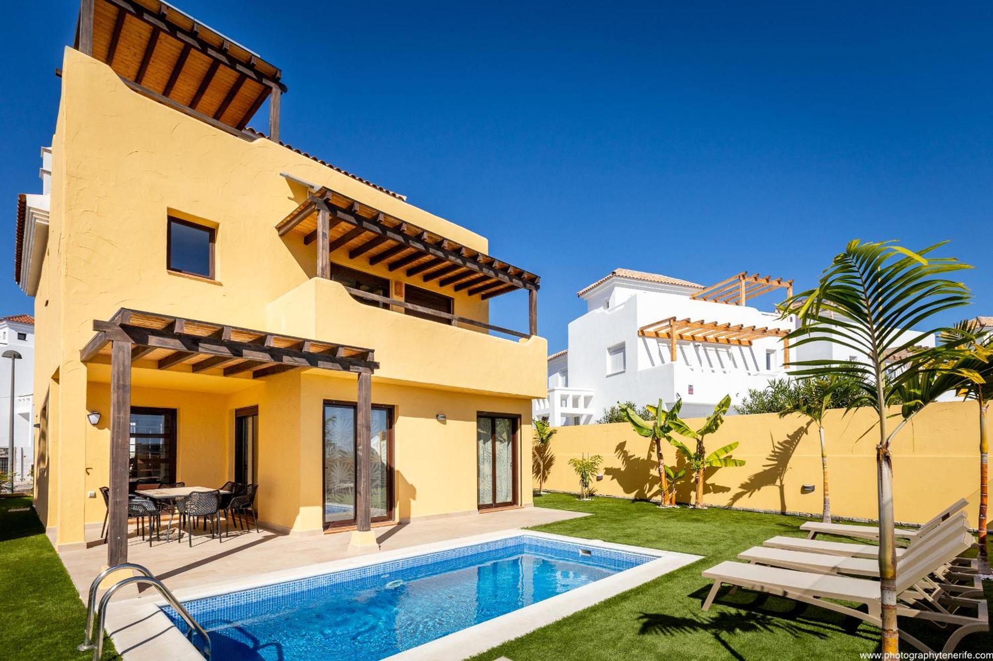 Villa With 4 Bedrooms And Private Heated Pool San Miguel de Abona Dış mekan fotoğraf